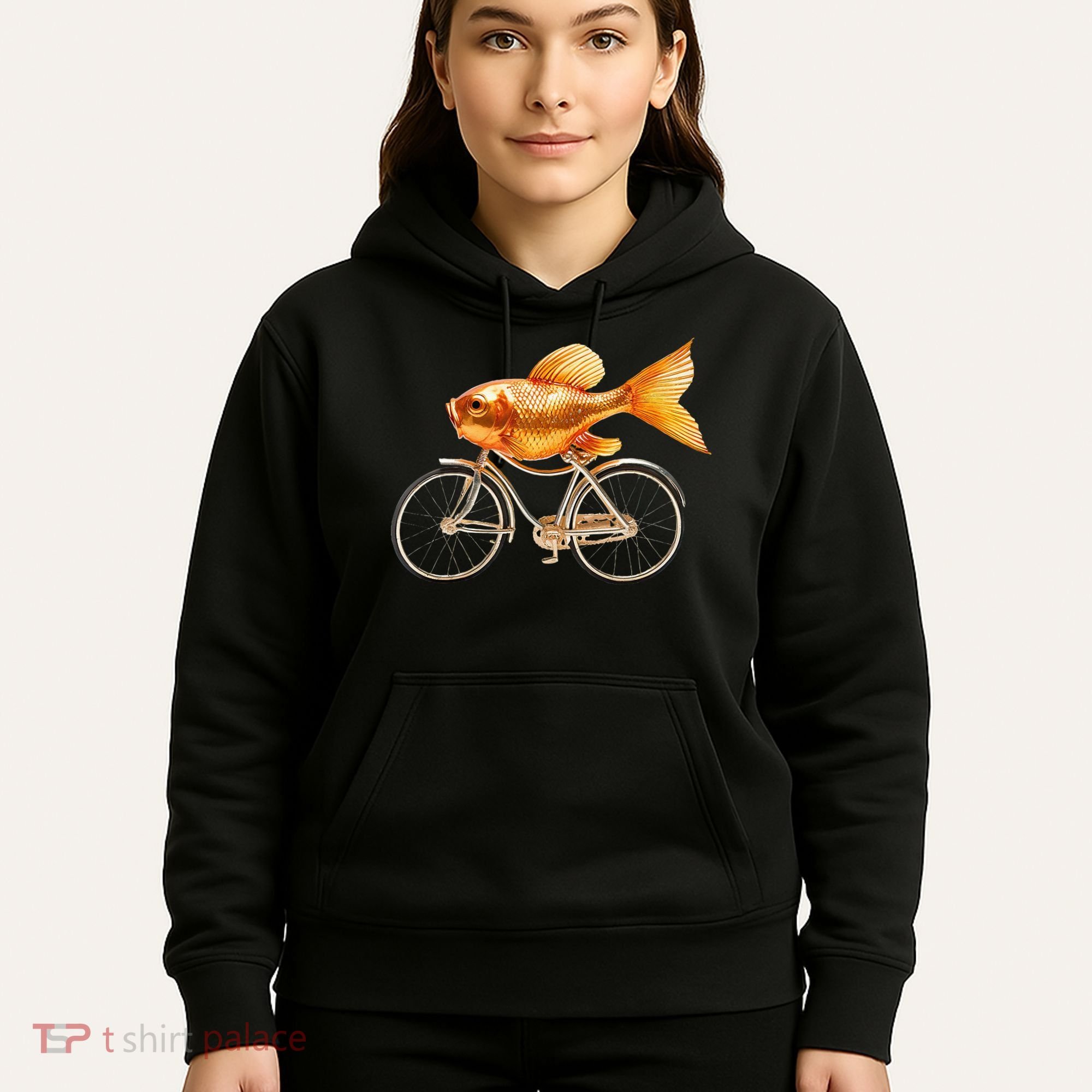 A Woman Needs A Man Like A Fish Needs A Bicycle Hoodie