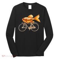 A Woman Needs A Man Like A Fish Needs A Bicycle Long Sleeve Shirt thumb 0