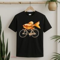 A Woman Needs A Man Like A Fish Needs A Bicycle T-Shirt thumb 2