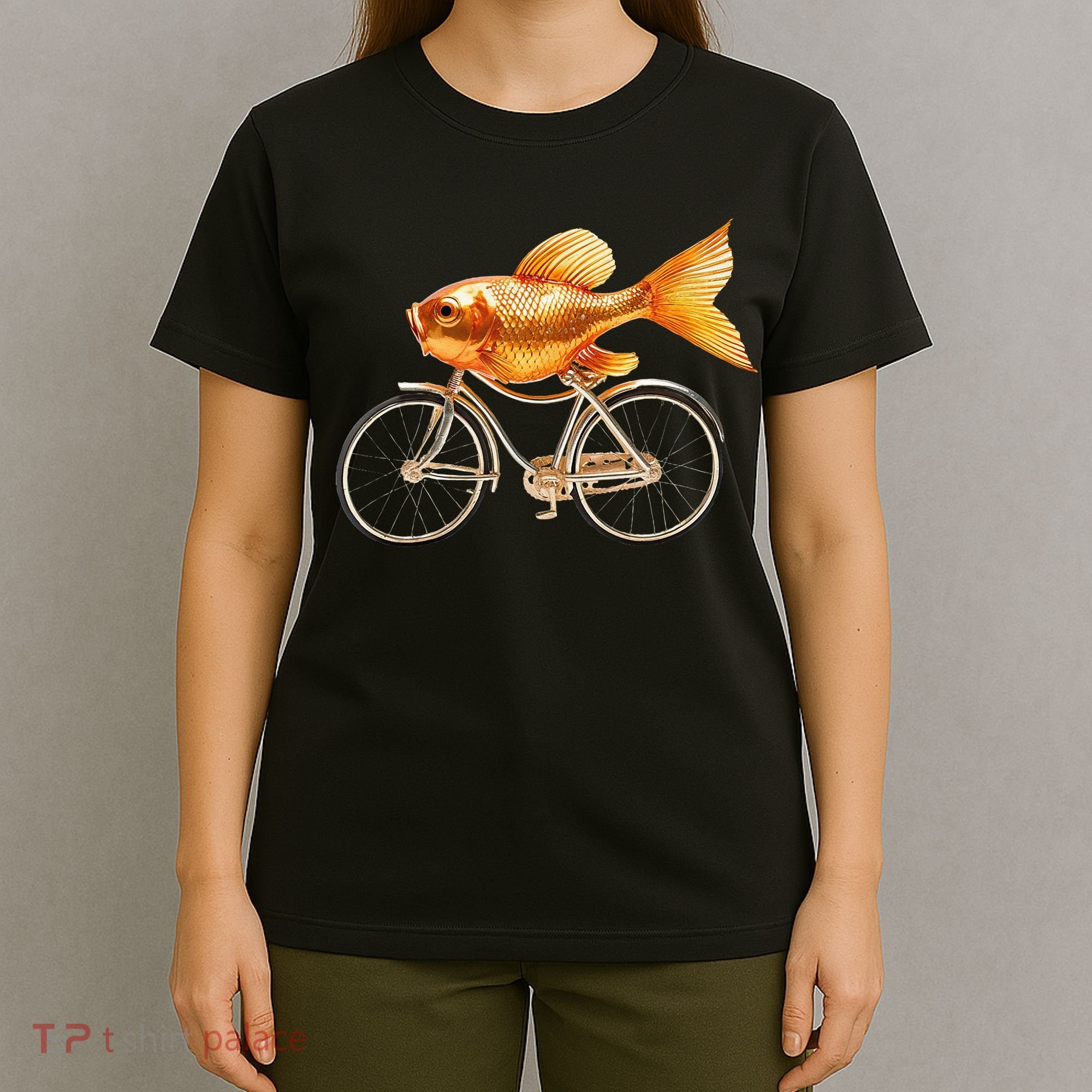A Woman Needs A Man Like A Fish Needs A Bicycle T-Shirt