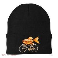 A Woman Needs A Man Like A Fish Needs A Bicycle Beanie thumb 0