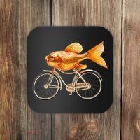 A Woman Needs A Man Like A Fish Needs A Bicycle Coaster thumb 0
