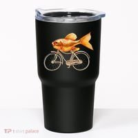 A Woman Needs A Man Like A Fish Needs A Bicycle Tumbler thumb 0