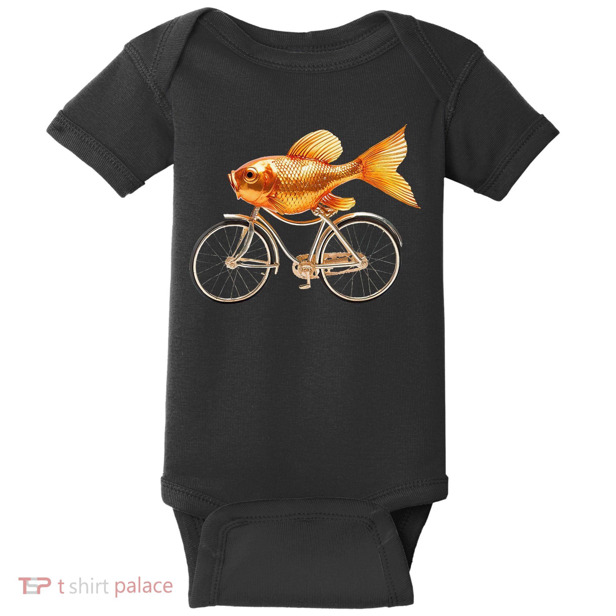 A Woman Needs A Man Like A Fish Needs A Bicycle Baby Bodysuit