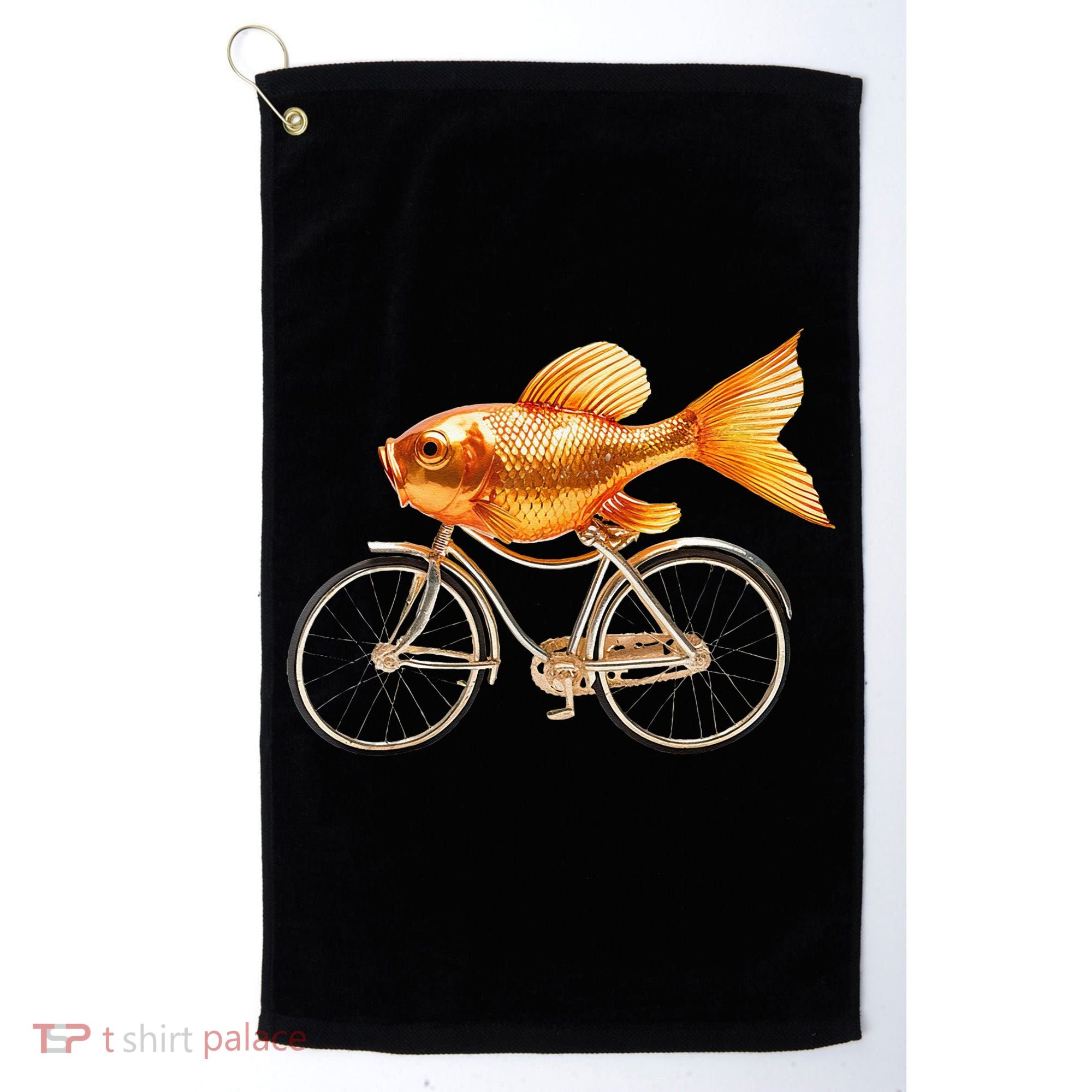 A Woman Needs A Man Like A Fish Needs A Bicycle Golf Towel