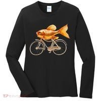 A Woman Needs A Man Like A Fish Needs A Bicycle Women's Long Sleeve Shirt thumb 0