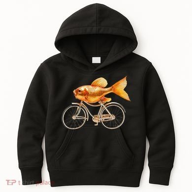 A Woman Needs A Man Like A Fish Needs A Bicycle Kids Hoodie