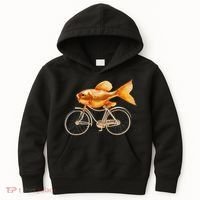 A Woman Needs A Man Like A Fish Needs A Bicycle Kids Hoodie thumb 0