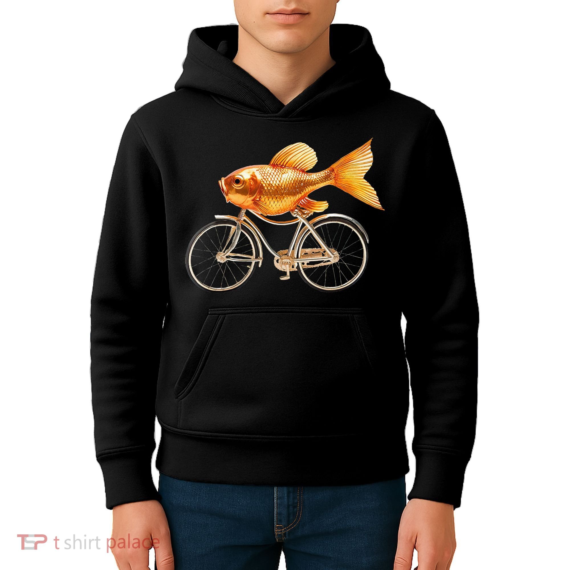 A Woman Needs A Man Like A Fish Needs A Bicycle Kids Hoodie