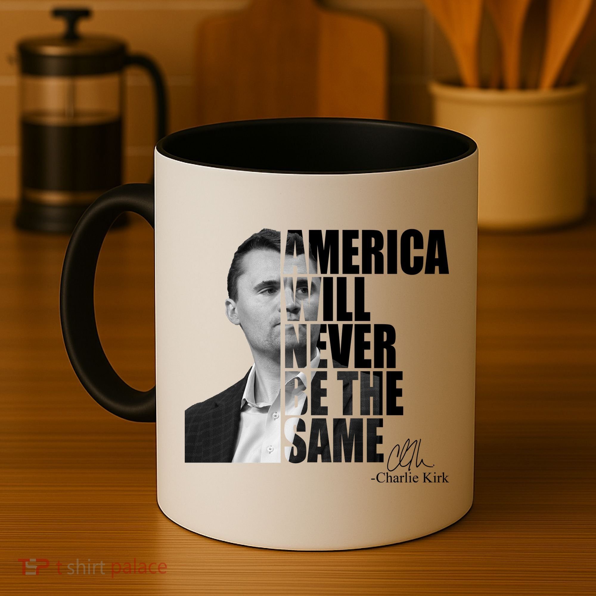 America Will Never Be The Same Charlie Kirk Coffee Mug