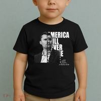 America Will Never Be The Same Charlie Kirk Toddler T-Shirt thumb 2