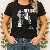 America Will Never Be The Same Charlie Kirk Women's T-Shirt thumb 2