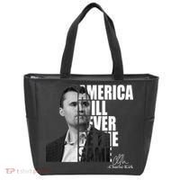 America Will Never Be The Same Charlie Kirk Tote Bag thumb 0