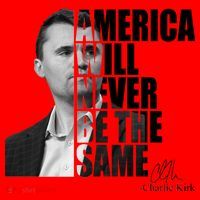 America Will Never Be The Same Charlie Kirk Santa Hat thumb 1