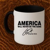 America Will Never Be The Same RIP CHARLIE KIRK Coffee Mug thumb 2