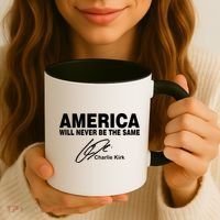 America Will Never Be The Same RIP CHARLIE KIRK Coffee Mug thumb 3