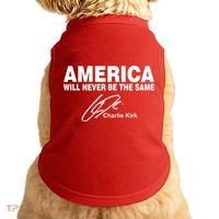 America Will Never Be The Same RIP CHARLIE KIRK Doggie Tank thumb 0