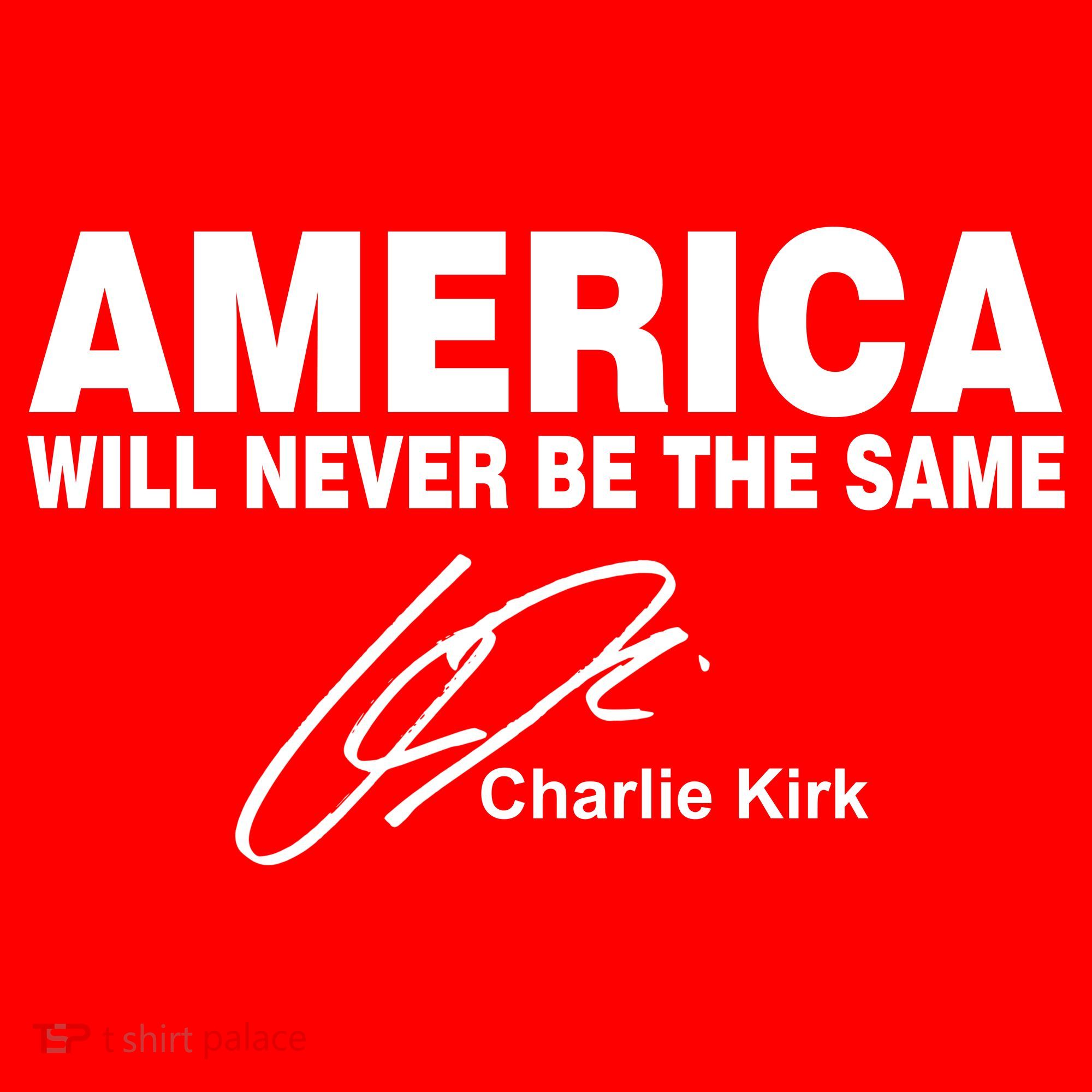America Will Never Be The Same RIP CHARLIE KIRK Ornament