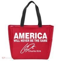 America Will Never Be The Same RIP CHARLIE KIRK Tote Bag thumb 0