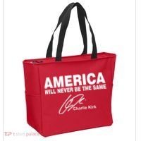 America Will Never Be The Same RIP CHARLIE KIRK Tote Bag thumb 2