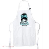 Afro Women Ovarian Cancer Awareness One Thankful Survivor Apron thumb 0