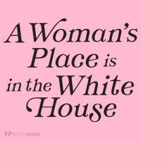 A Womans Place Is In The White House Trendy Rights Feminist Coaster thumb 2