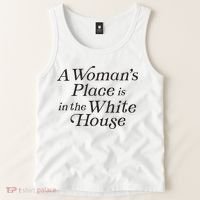 A Womans Place Is In The White House Trendy Rights Feminist Tank Top thumb 2