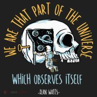 Alan Watts Quote Philosophy Spiritual Gift Universe Women's Sweatshirt thumb 2