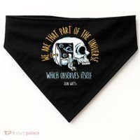 Alan Watts Quote Philosophy Spiritual Gift Universe USA-Made Doggie Bandana thumb 0
