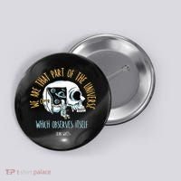 Alan Watts Quote Philosophy Spiritual Gift Universe Button thumb 0