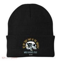 Alan Watts Quote Philosophy Spiritual Gift Universe Beanie thumb 0