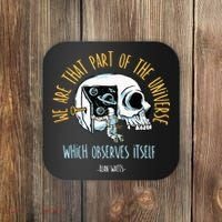 Alan Watts Quote Philosophy Spiritual Gift Universe Coaster thumb 0