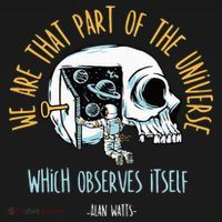Alan Watts Quote Philosophy Spiritual Gift Universe Toddler Hoodie thumb 2