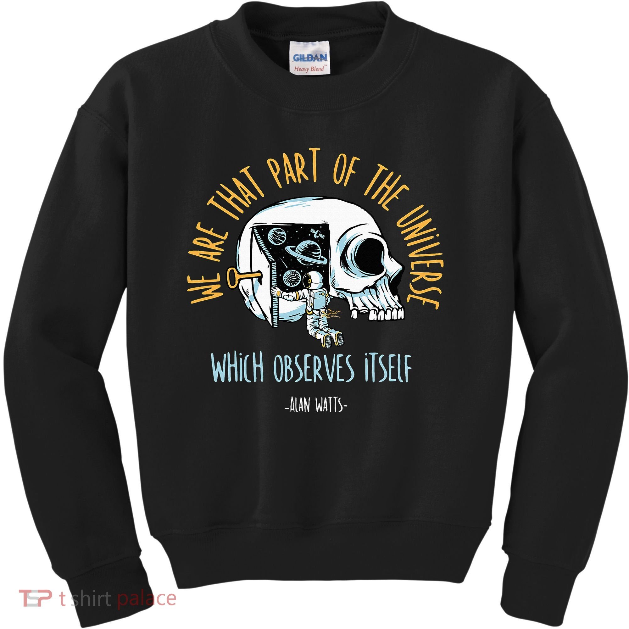Alan Watts Quote Philosophy Spiritual Gift Universe Kids Sweatshirt