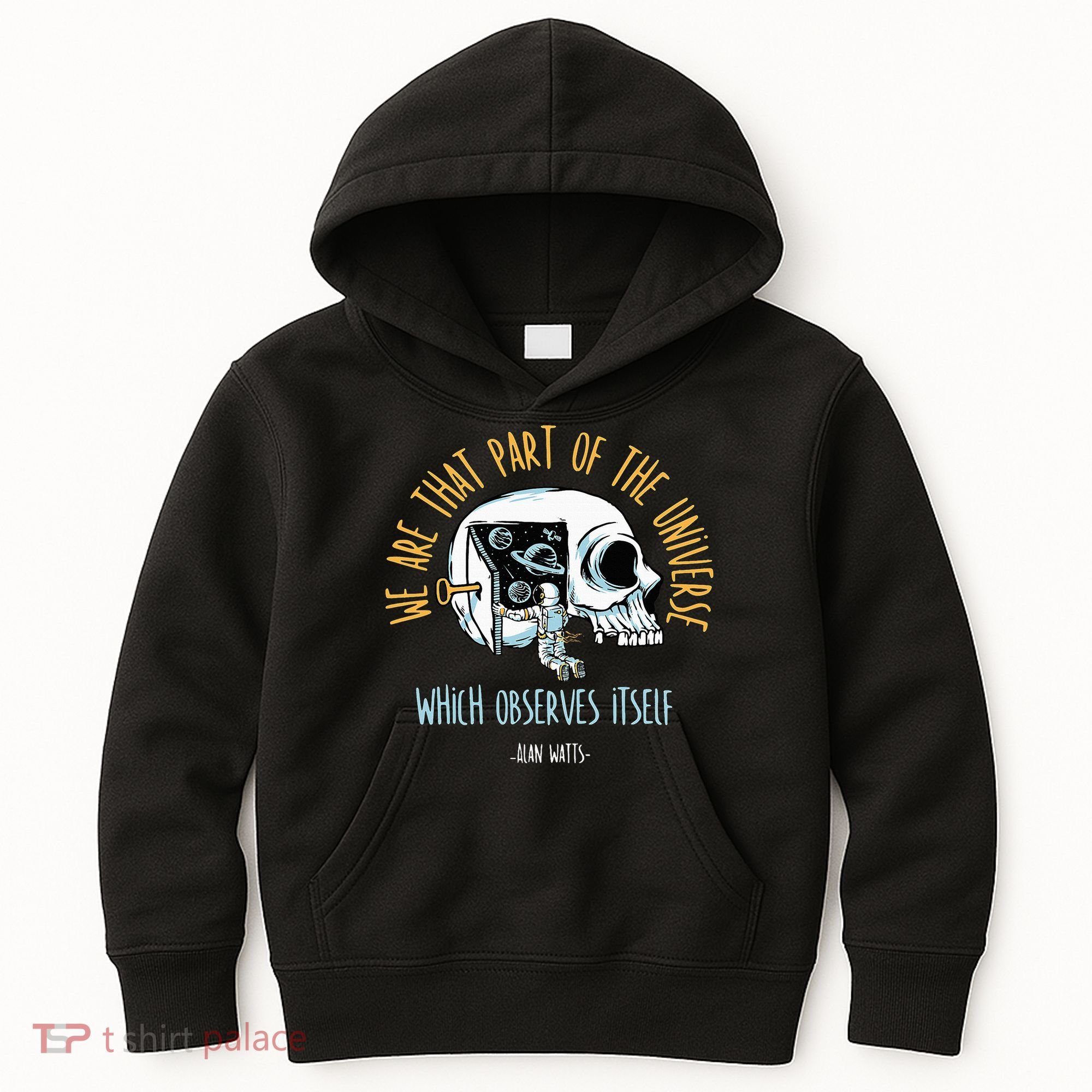 Alan Watts Quote Philosophy Spiritual Gift Universe Kids Hoodie