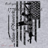 A Well Regulated Militia Gun Rights Patriotic Women's Sweatshirt thumb 2