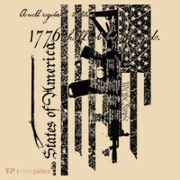 A Well Regulated Militia Gun Rights Patriotic Tote Bag thumb 4