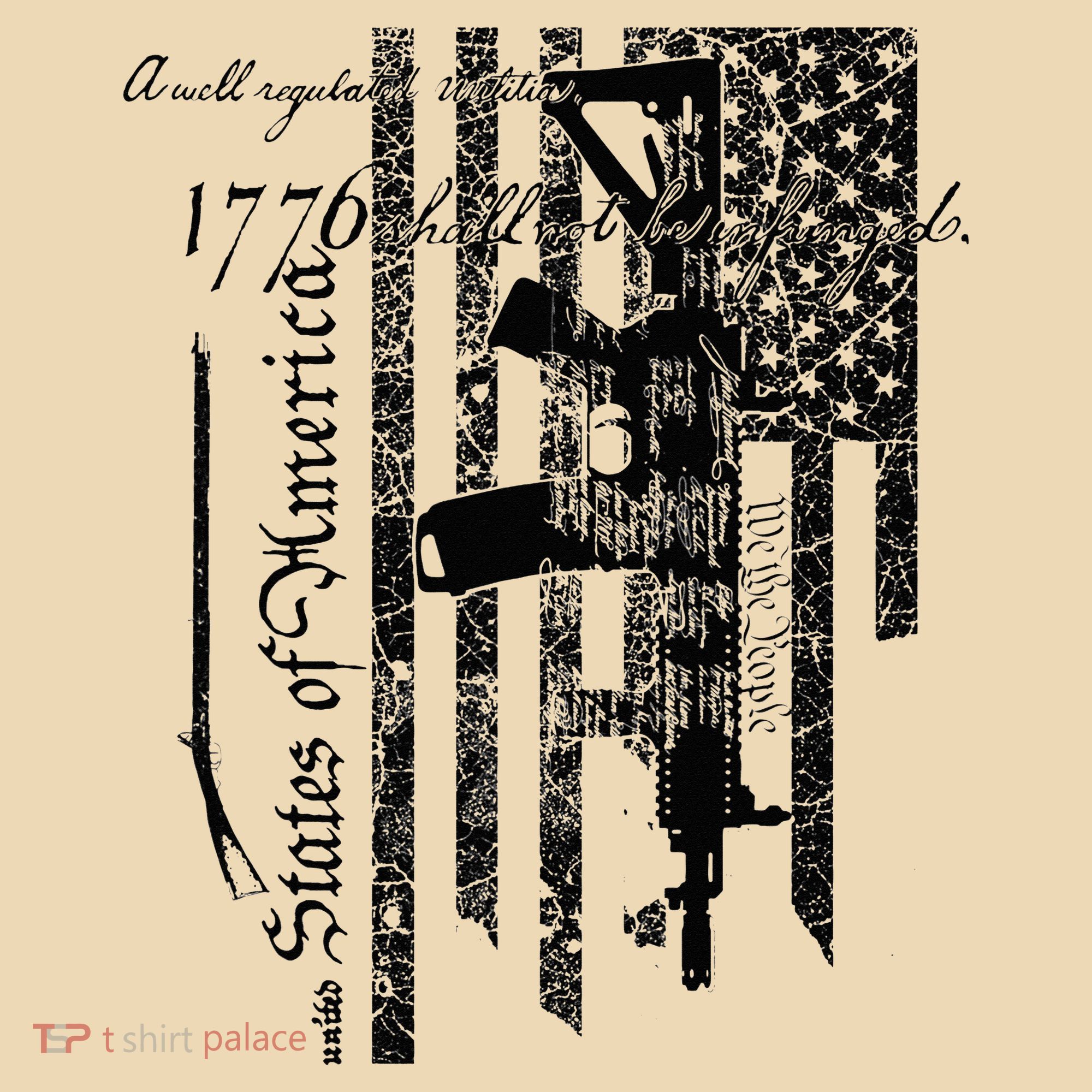 A Well Regulated Militia Gun Rights Patriotic Tote Bag
