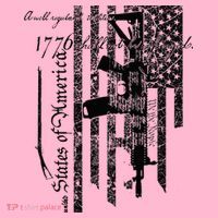 A Well Regulated Militia Gun Rights Patriotic Coaster thumb 2