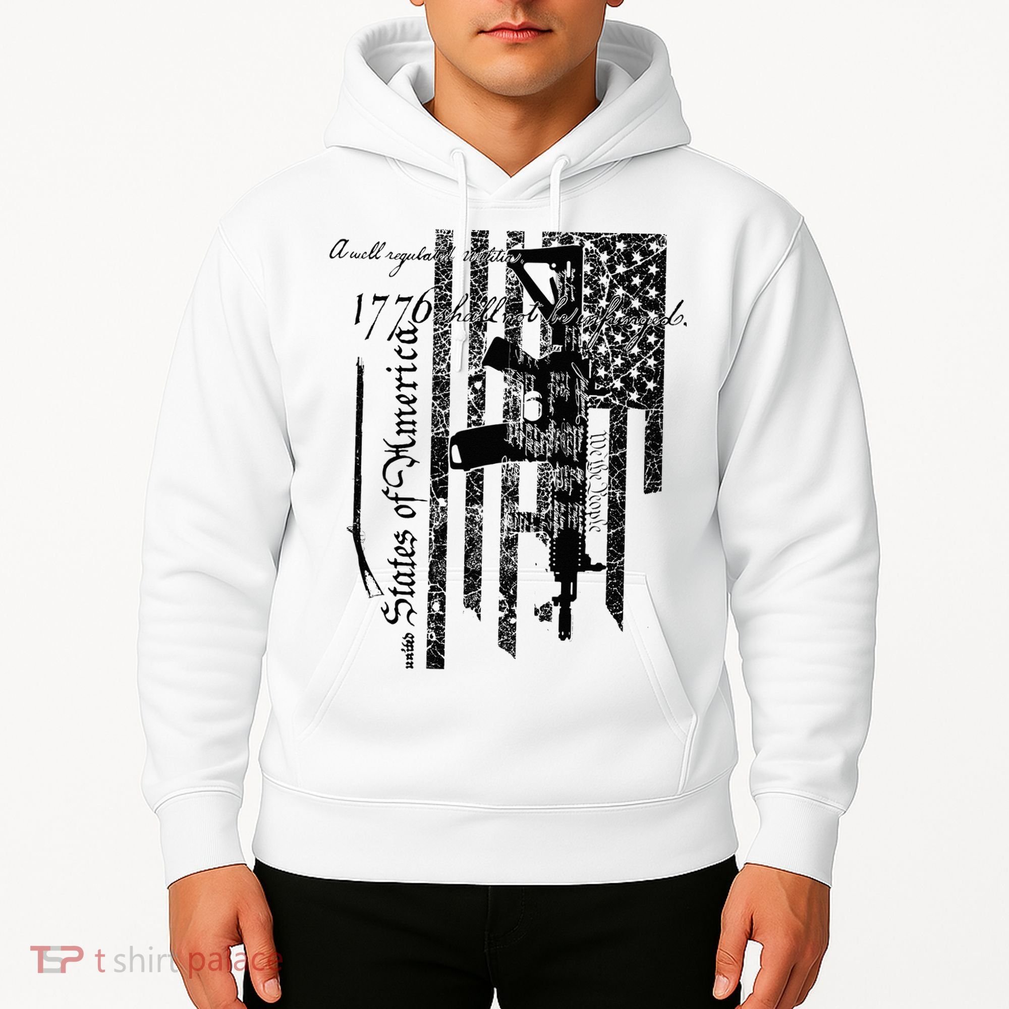A Well Regulated Militia Gun Rights Patriotic Hoodie