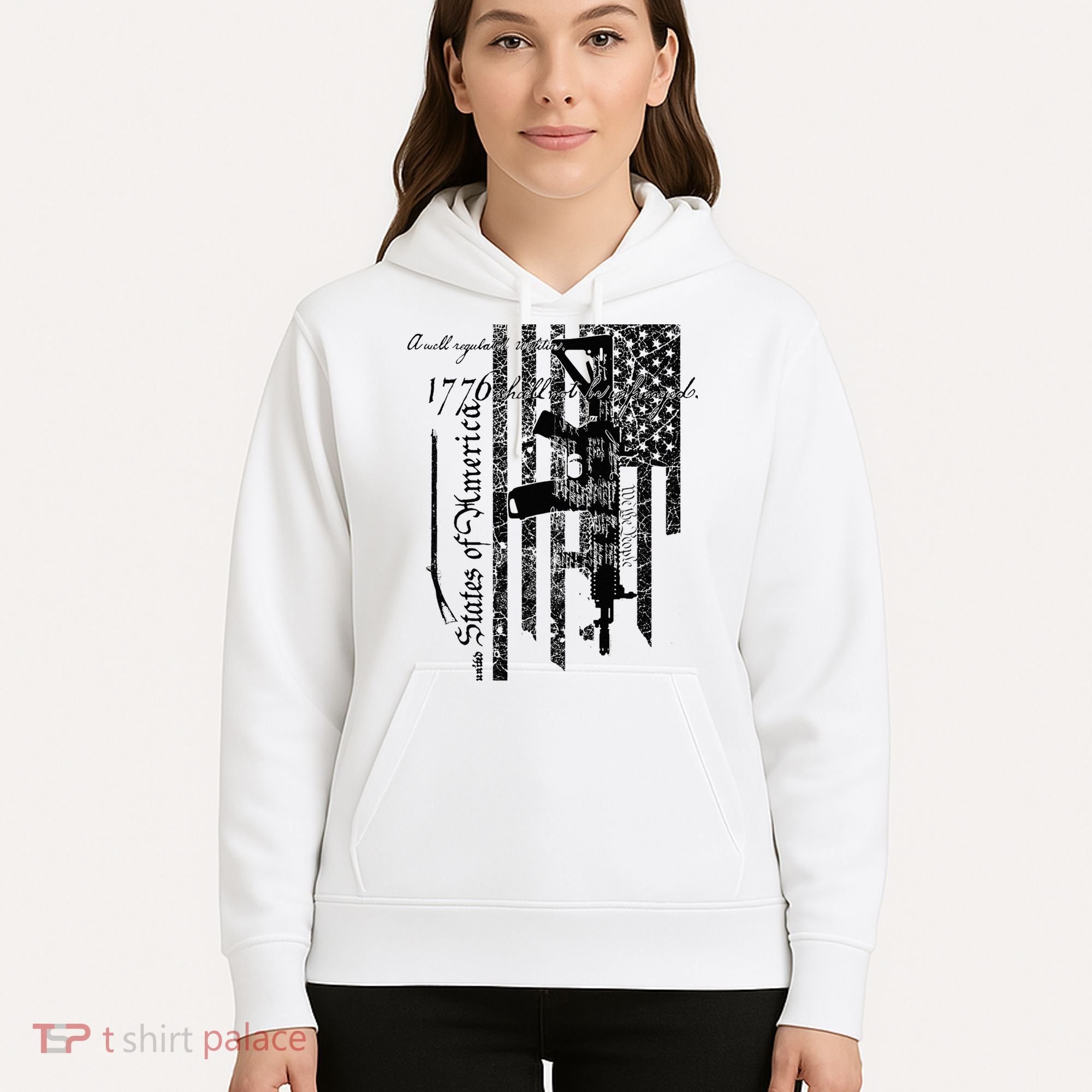 A Well Regulated Militia Gun Rights Patriotic Hoodie