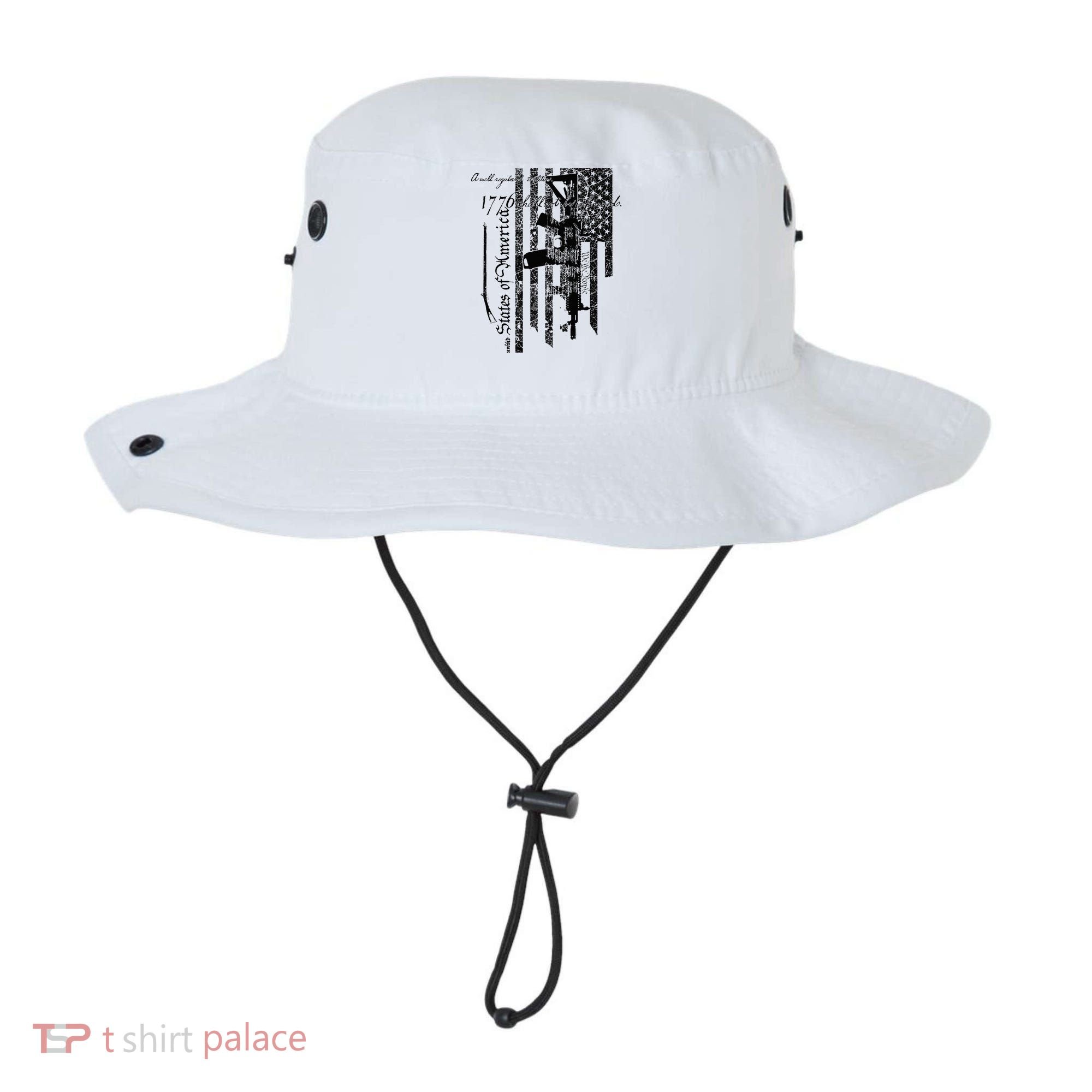 A Well Regulated Militia Gun Rights Patriotic Bucket Hat