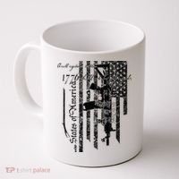 A Well Regulated Militia Gun Rights Patriotic Coffee Mug thumb 0