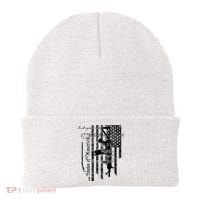 A Well Regulated Militia Gun Rights Patriotic Beanie thumb 0