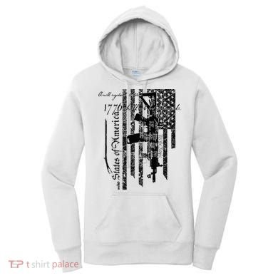 A Well Regulated Militia Gun Rights Patriotic Women's Hoodie