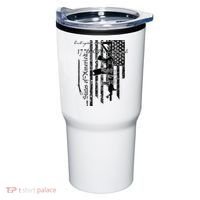 A Well Regulated Militia Gun Rights Patriotic Tumbler thumb 0
