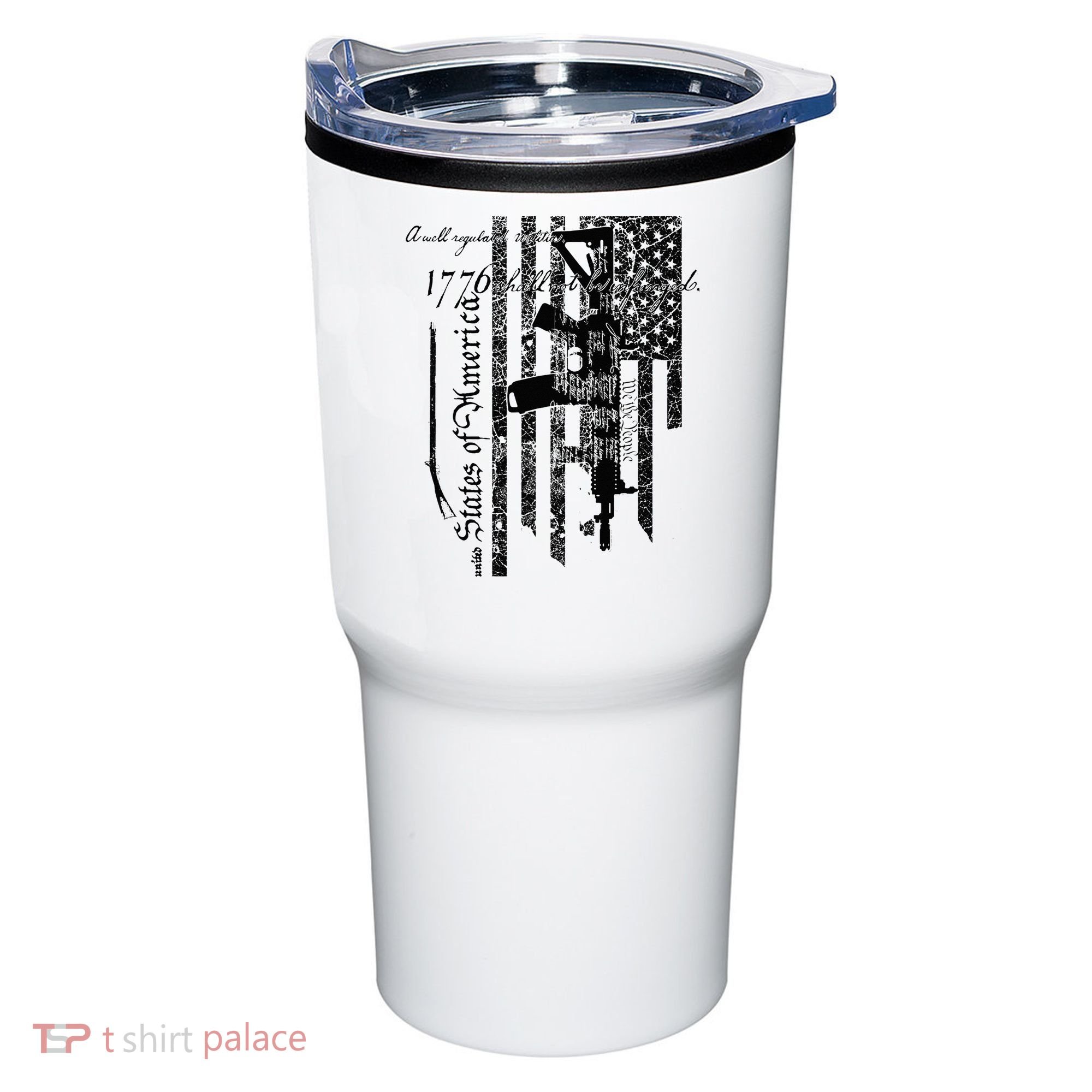 A Well Regulated Militia Gun Rights Patriotic Tumbler