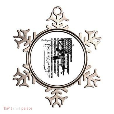 A Well Regulated Militia Gun Rights Patriotic Ornament