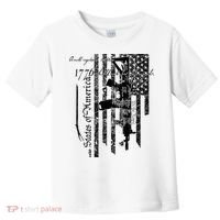 A Well Regulated Militia Gun Rights Patriotic Toddler T-Shirt thumb 0