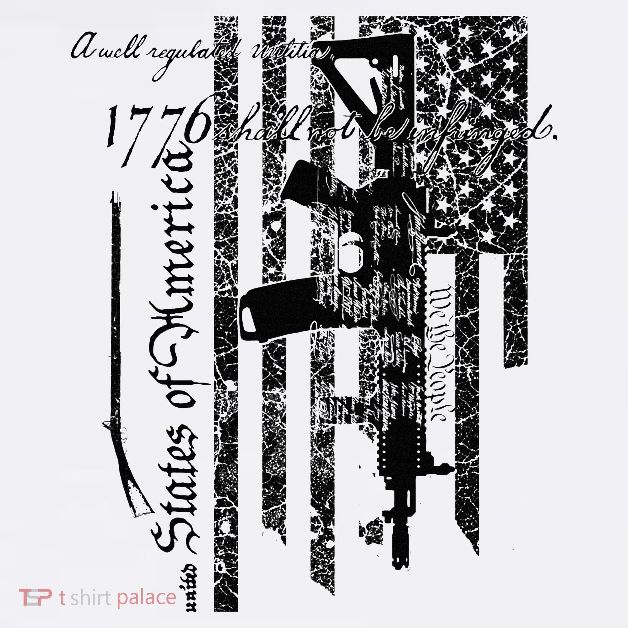 A Well Regulated Militia Gun Rights Patriotic Kids Sweatshirt